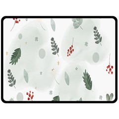 Background-white Abstrack Double Sided Fleece Blanket (large)  by nate14shop