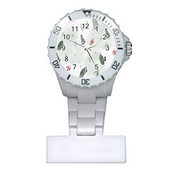 Background-white Abstrack Plastic Nurses Watch