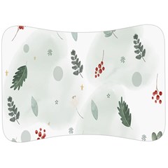 Background-white Abstrack Velour Seat Head Rest Cushion