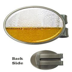 Beer-002 Money Clips (oval)  by nate14shop