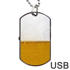 Beer-002 Dog Tag Usb Flash (one Side) by nate14shop