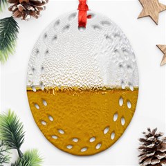 Beer-002 Oval Filigree Ornament (two Sides) by nate14shop