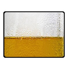 Beer-002 Double Sided Fleece Blanket (small)  by nate14shop