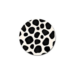 Leoperd-white-black Background Golf Ball Marker (10 Pack) by nate14shop