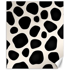 Leoperd-white-black Background Canvas 20  X 24  by nate14shop