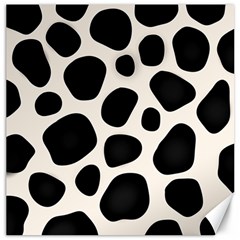 Leoperd-white-black Background Canvas 20  X 20  by nate14shop