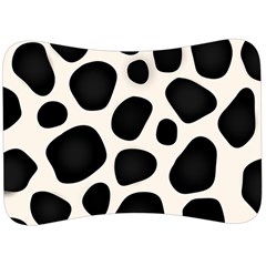 Leoperd-white-black Background Velour Seat Head Rest Cushion