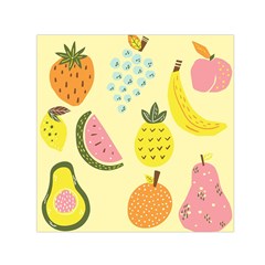 Graphic-fruit Square Satin Scarf (30  X 30 ) by nate14shop