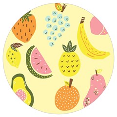 Graphic-fruit Round Trivet