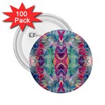 Painted flames symmetry IV 2.25  Buttons (100 pack)  Front