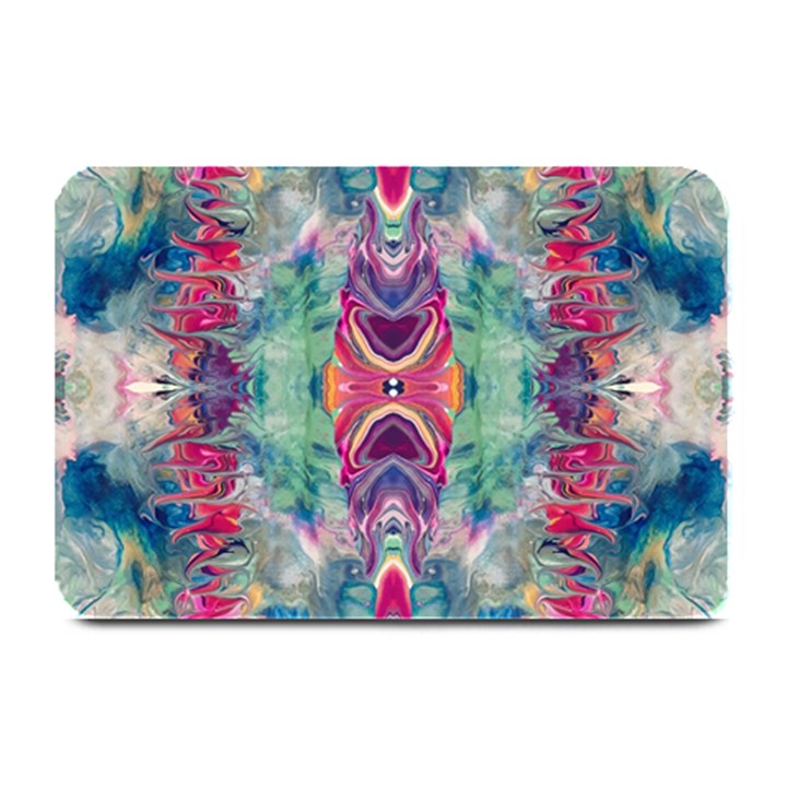 Painted flames symmetry IV Plate Mats