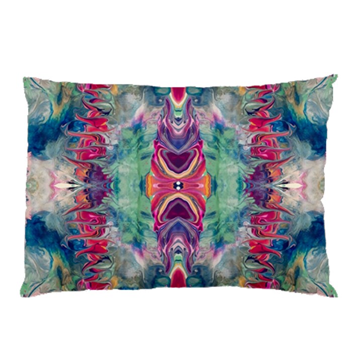 Painted flames symmetry IV Pillow Case