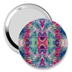 Painted Flames Symmetry Iv 3  Handbag Mirrors by kaleidomarblingart