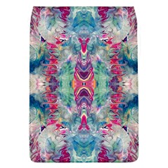 Painted Flames Symmetry Iv Removable Flap Cover (l) by kaleidomarblingart