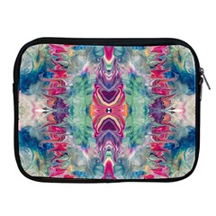 Painted Flames Symmetry Iv Apple Ipad 2/3/4 Zipper Cases by kaleidomarblingart