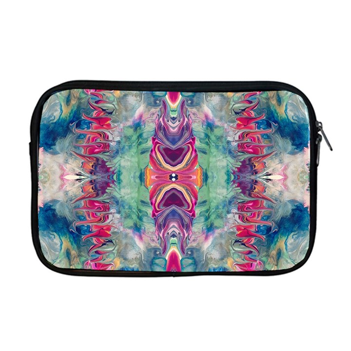 Painted flames symmetry IV Apple MacBook Pro 17  Zipper Case