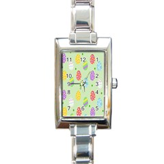 Eggs Rectangle Italian Charm Watch by nate14shop