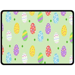 Eggs Fleece Blanket (large)  by nate14shop