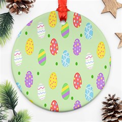 Eggs Round Ornament (two Sides)