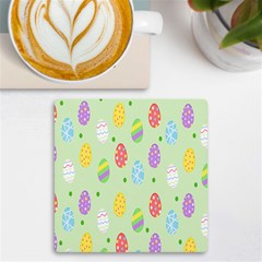 Eggs Uv Print Square Tile Coaster  by nate14shop