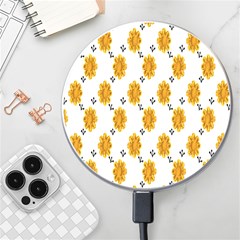 Flowers-gold-white Wireless Charger