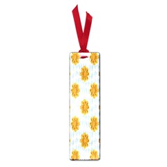 Flowers-gold-blue Small Book Marks by nate14shop