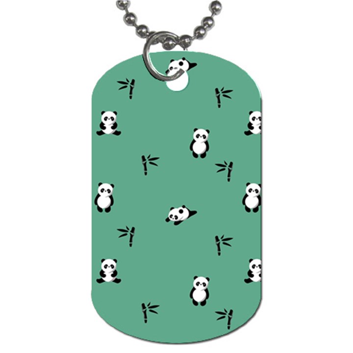 Pandas Dog Tag (One Side)