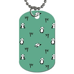 Pandas Dog Tag (one Side) by nate14shop