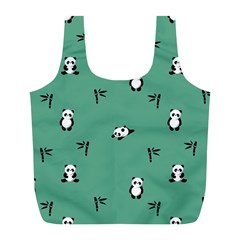 Pandas Full Print Recycle Bag (l) by nate14shop