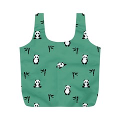 Pandas Full Print Recycle Bag (m) by nate14shop