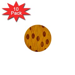 Mustard 1  Mini Buttons (10 pack) 