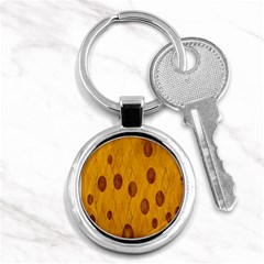 Mustard Key Chain (round) by nate14shop