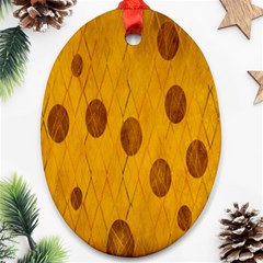 Mustard Ornament (oval) by nate14shop