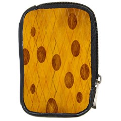 Mustard Compact Camera Leather Case