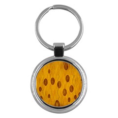 Mustard Key Chain (round) by nate14shop