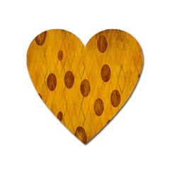 Mustard Heart Magnet by nate14shop