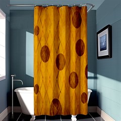 Mustard Shower Curtain 36  x 72  (Stall) 