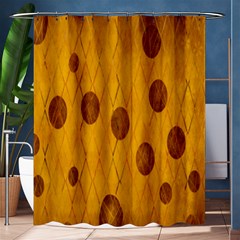 Mustard Shower Curtain 60  x 72  (Medium) 