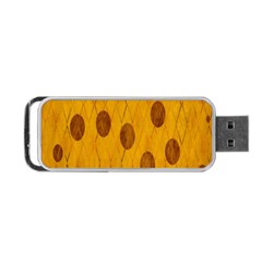 Mustard Portable USB Flash (One Side)