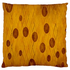 Mustard Large Flano Cushion Case (One Side)