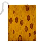 Mustard Drawstring Pouch (5XL) Back