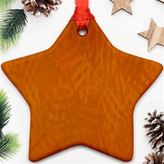 Orange Ornament (star) by nate14shop