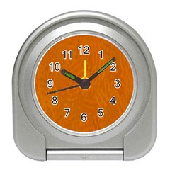 Orange Travel Alarm Clock by nate14shop