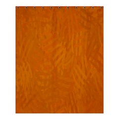 Orange Shower Curtain 60  X 72  (medium)  by nate14shop