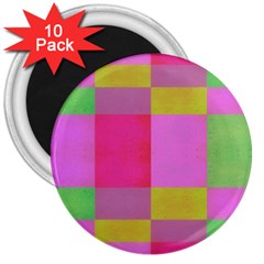 Paper-calor 3  Magnets (10 Pack)  by nate14shop