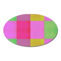 Paper-calor Oval Magnet by nate14shop