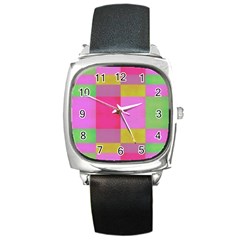 Paper-calor Square Metal Watch by nate14shop