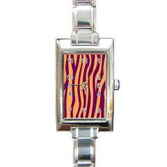 Images Ffiio,tiger Rectangle Italian Charm Watch