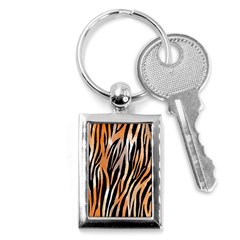 Seamless Zebra Stripe Key Chain (rectangle) by nate14shop