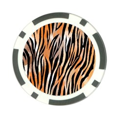 Seamless Zebra Stripe Poker Chip Card Guard by nate14shop